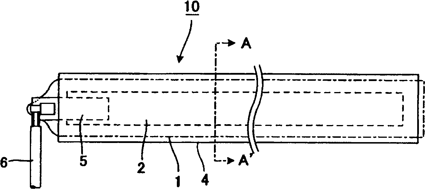 Noble gas fluorescent lamp