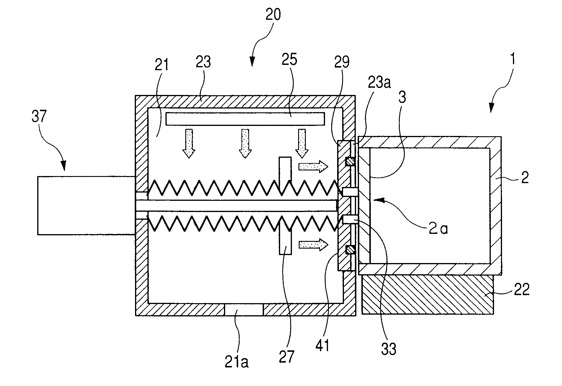 Apparatus and method for opening/closing lid of closed container, gas replacement apparatus using same, and load port apparatus