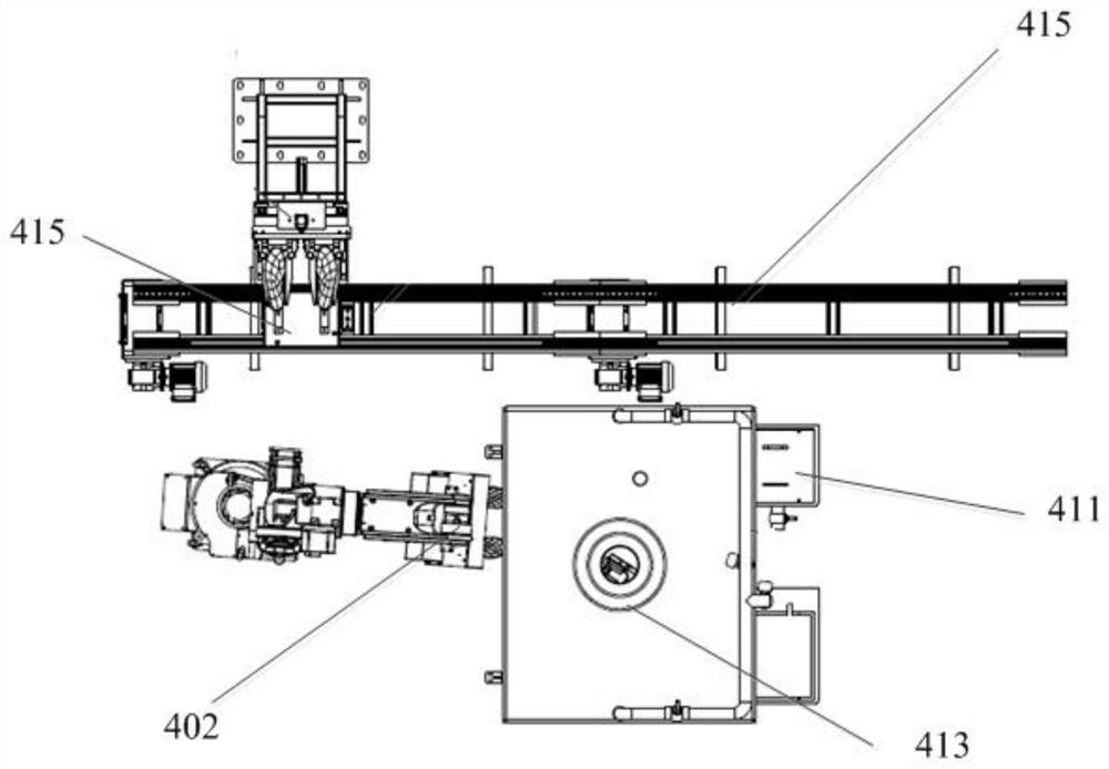 Integrated paint spraying device for shoes