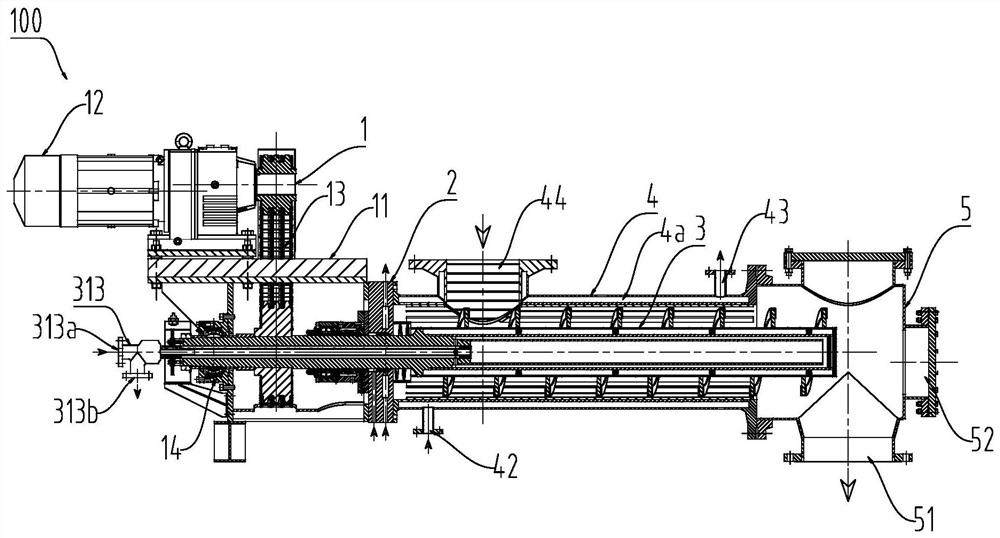 Spiral conveying equipment