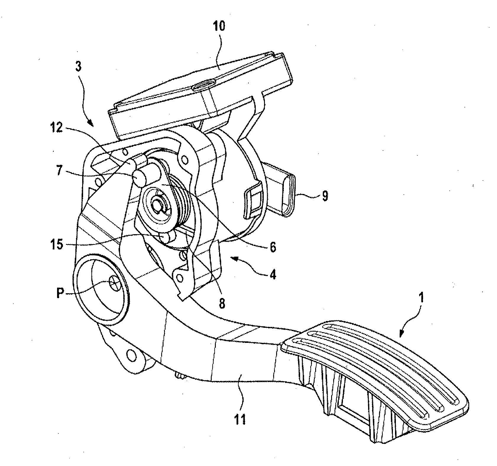 Method for operating an accelerator pedal unit for motor vehicles