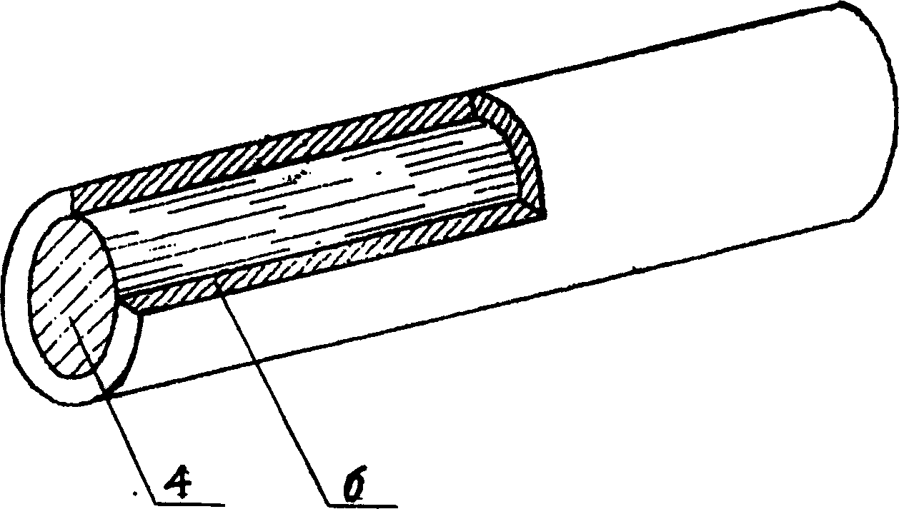 Production method of fully coated copper core composite rod