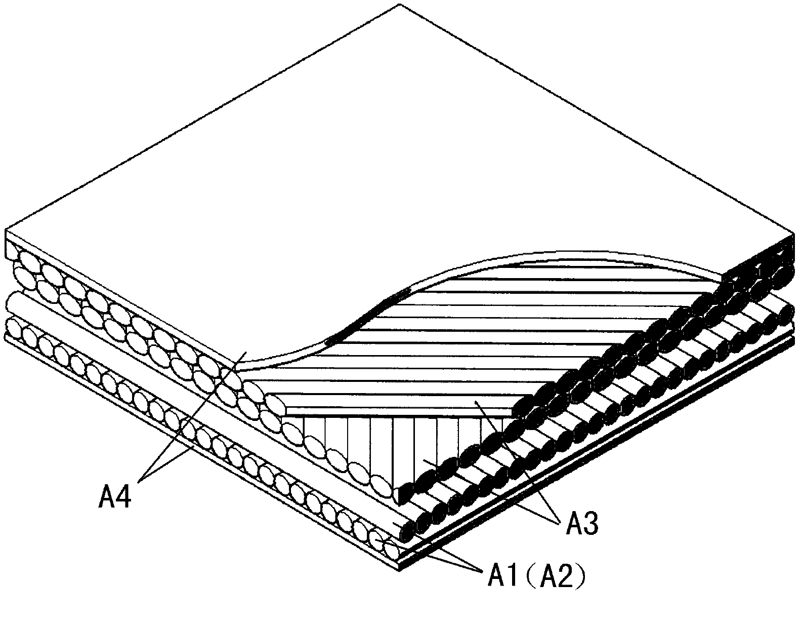 Soft stabproof bulletproof material and preparation method thereof