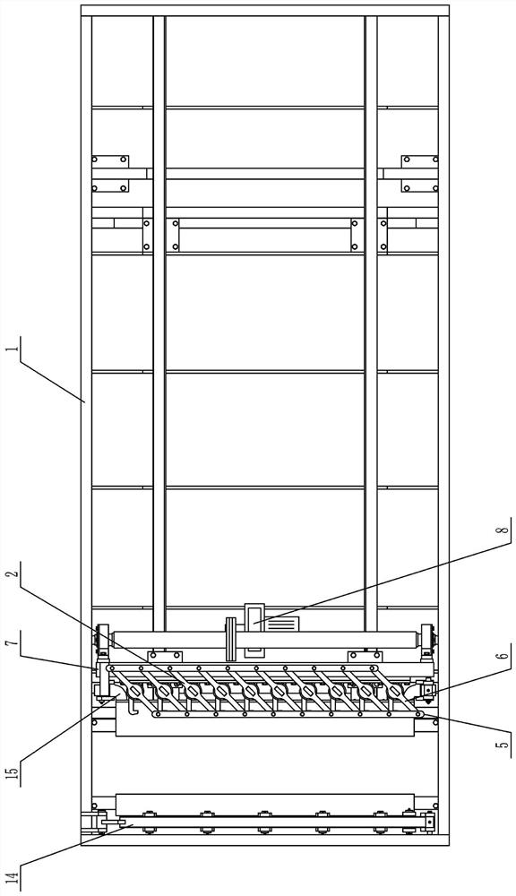 Light wallboard mandrel core pulling device and core pulling method thereof