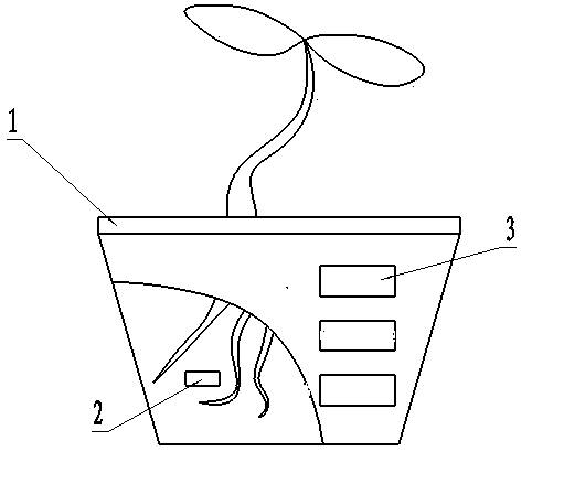 Induction flowerpot
