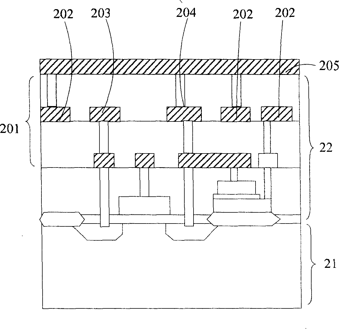 Silicon based LCD unit and method for forming the same