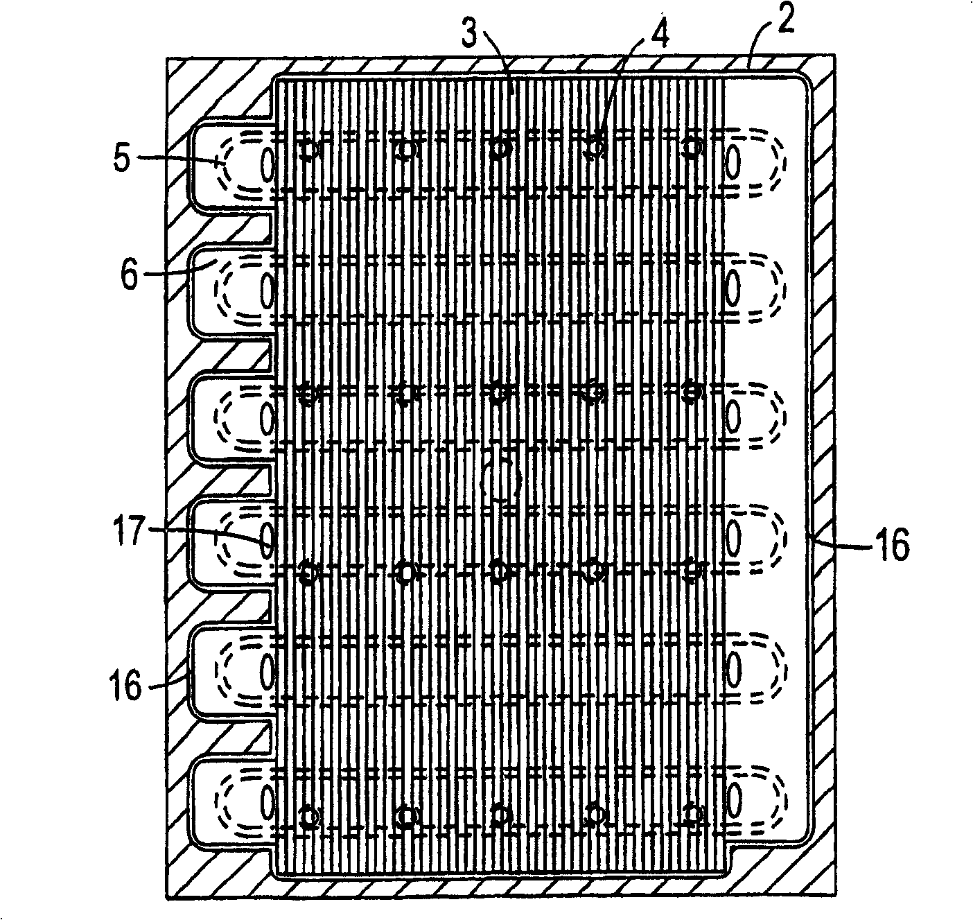 Air-cooled coil unit of a linear motor