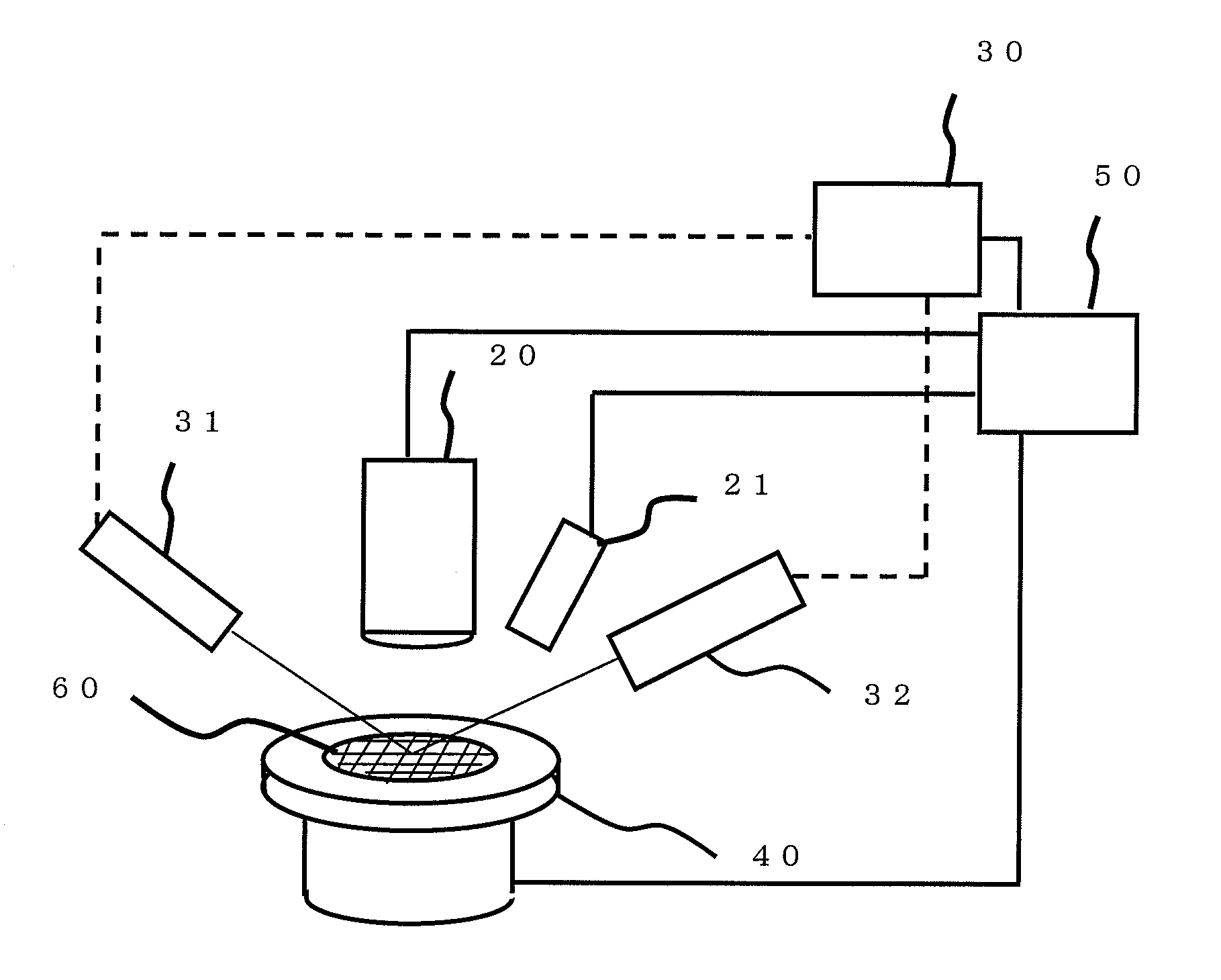 Visual inspection apparatus for a wafer