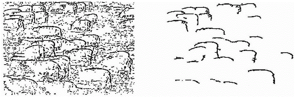 Embedded-based method for monitoring the number of livestock populations in a natural environment