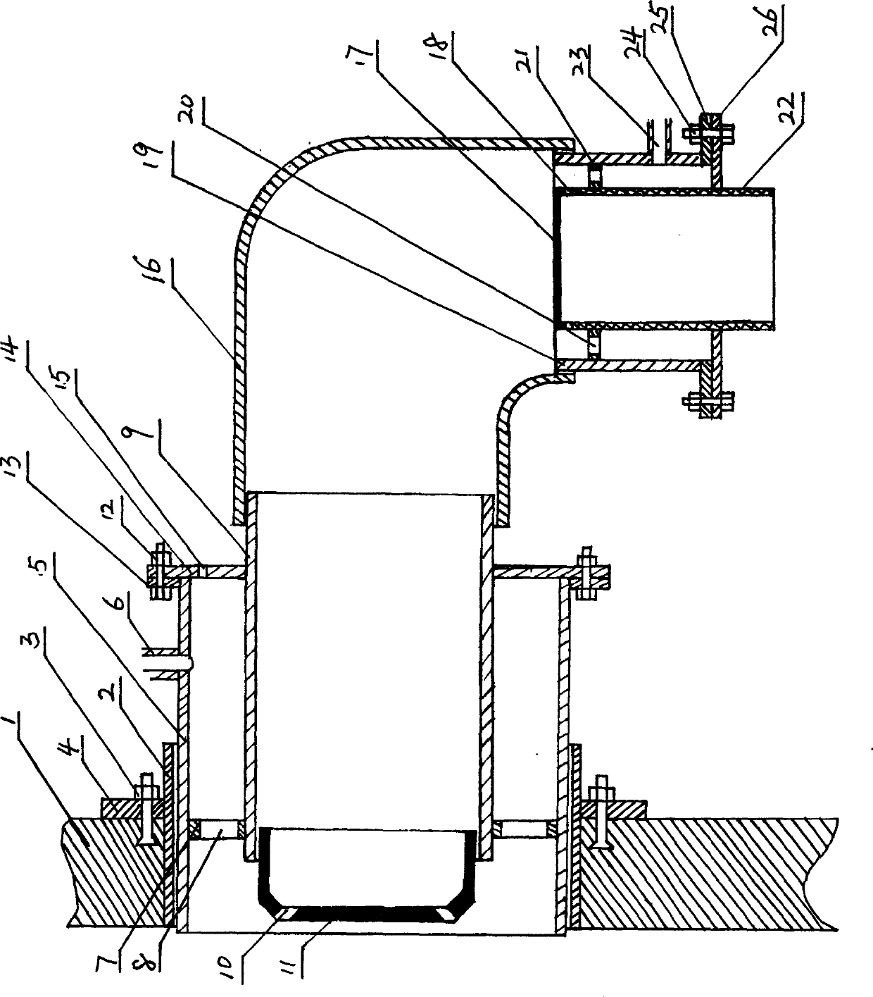 Adjusting premixed type secondary fuel gas nozzle and method