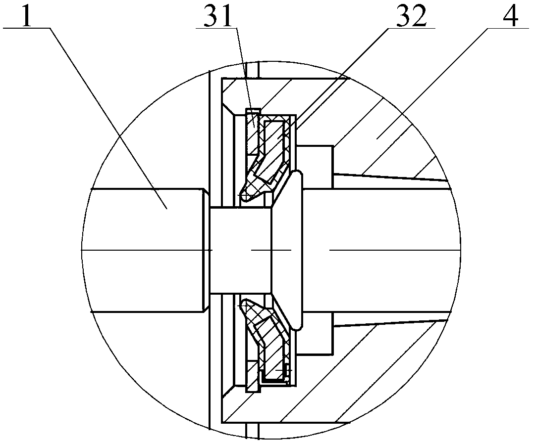 Air pressure booster assembly based on feedback disc structure