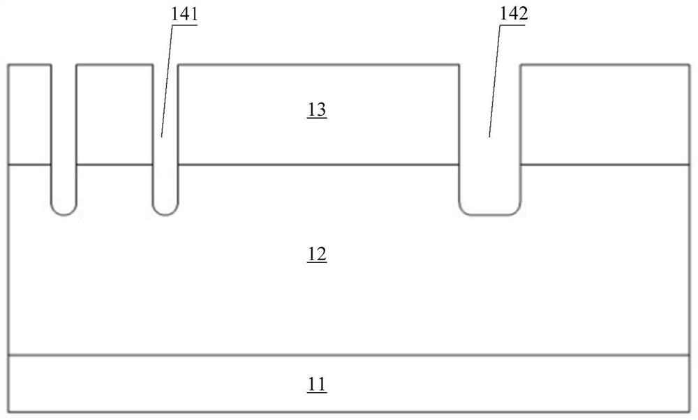 A trench gate power device and method of making the same