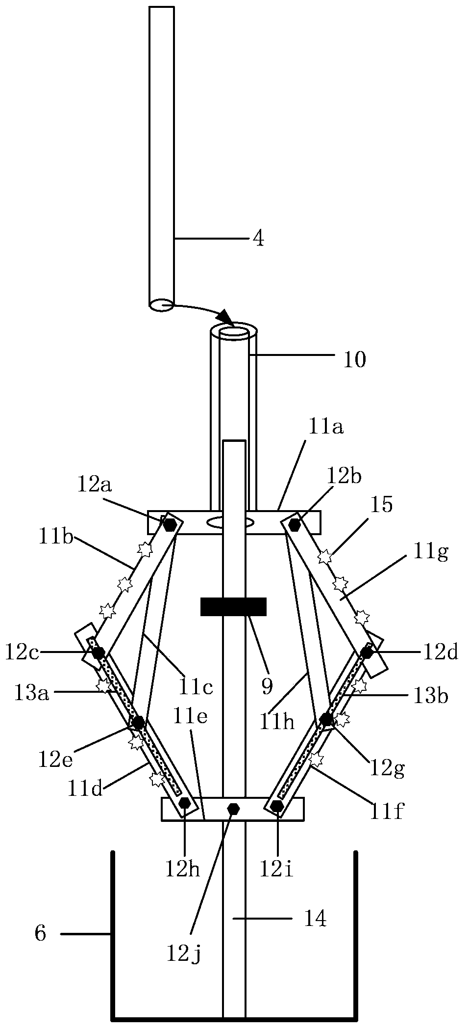 Construction method for cast-in-place pile through punching and base expanding and base expanding device