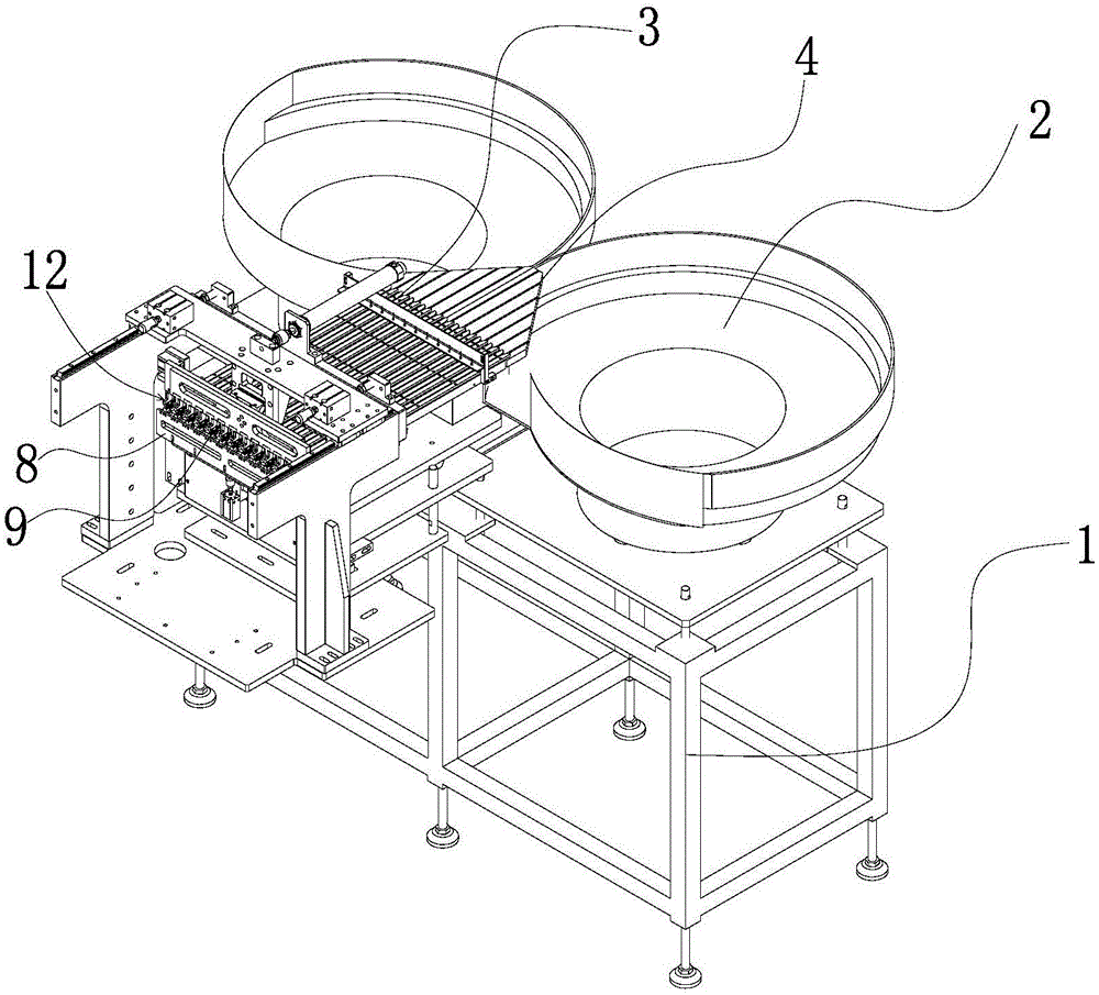 Intravenous needle handle discharging device