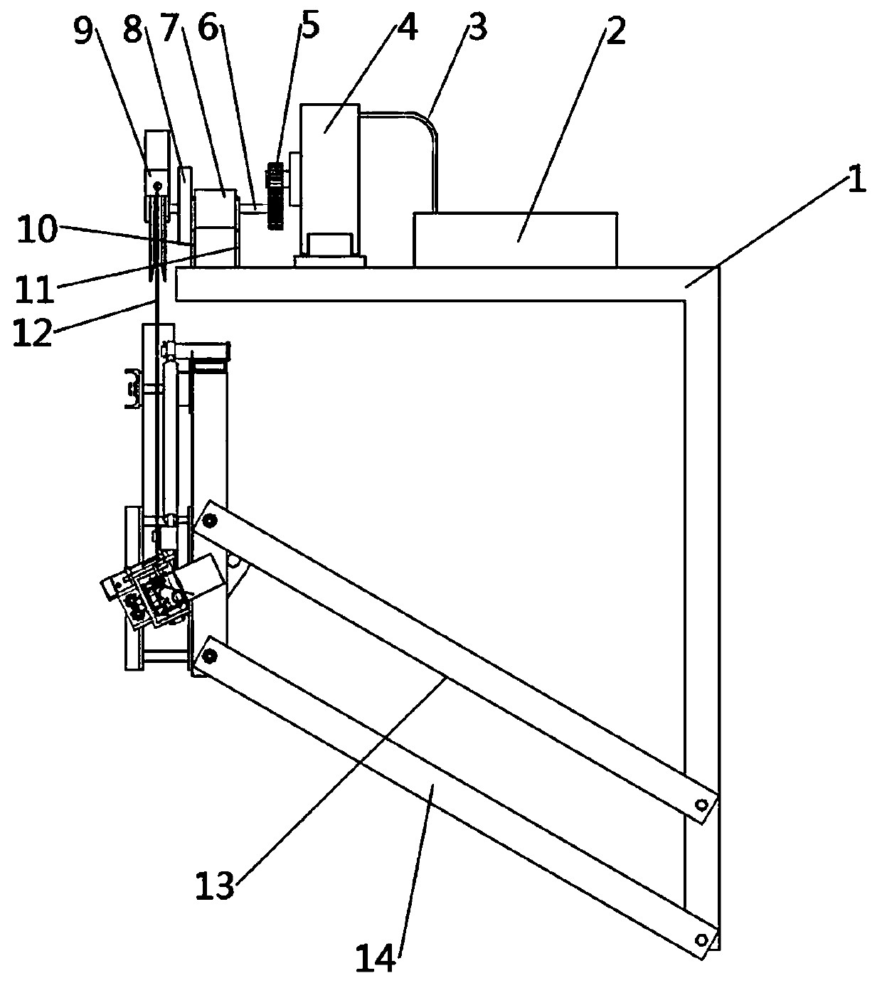 Balance control device of spray boom of high ground clearance boom sprayer and control method of balance control device