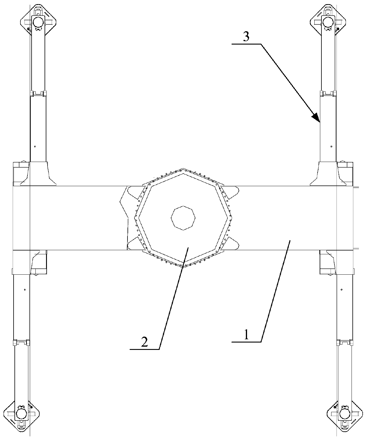 Construction machinery and its supporting devices