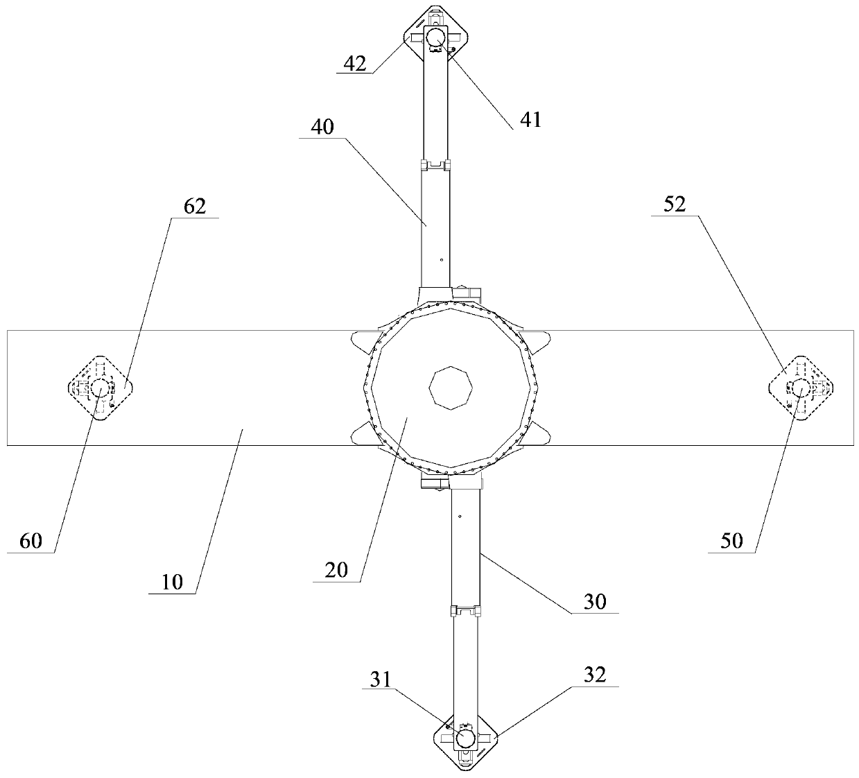 Construction machinery and its supporting devices