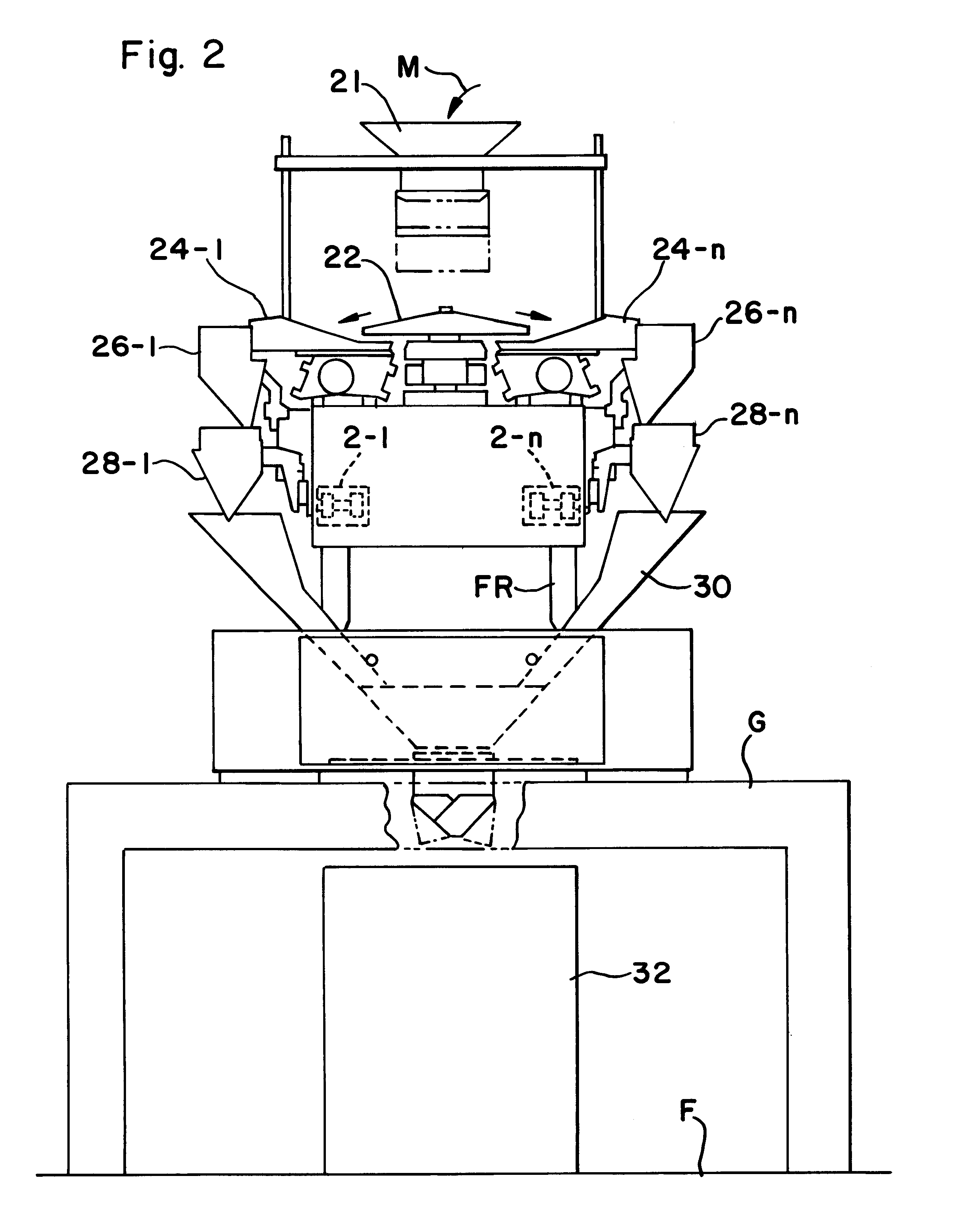 Weighing apparatus having an automatic filter adjusting capability