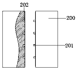 Adsorption device for wastewater treatment