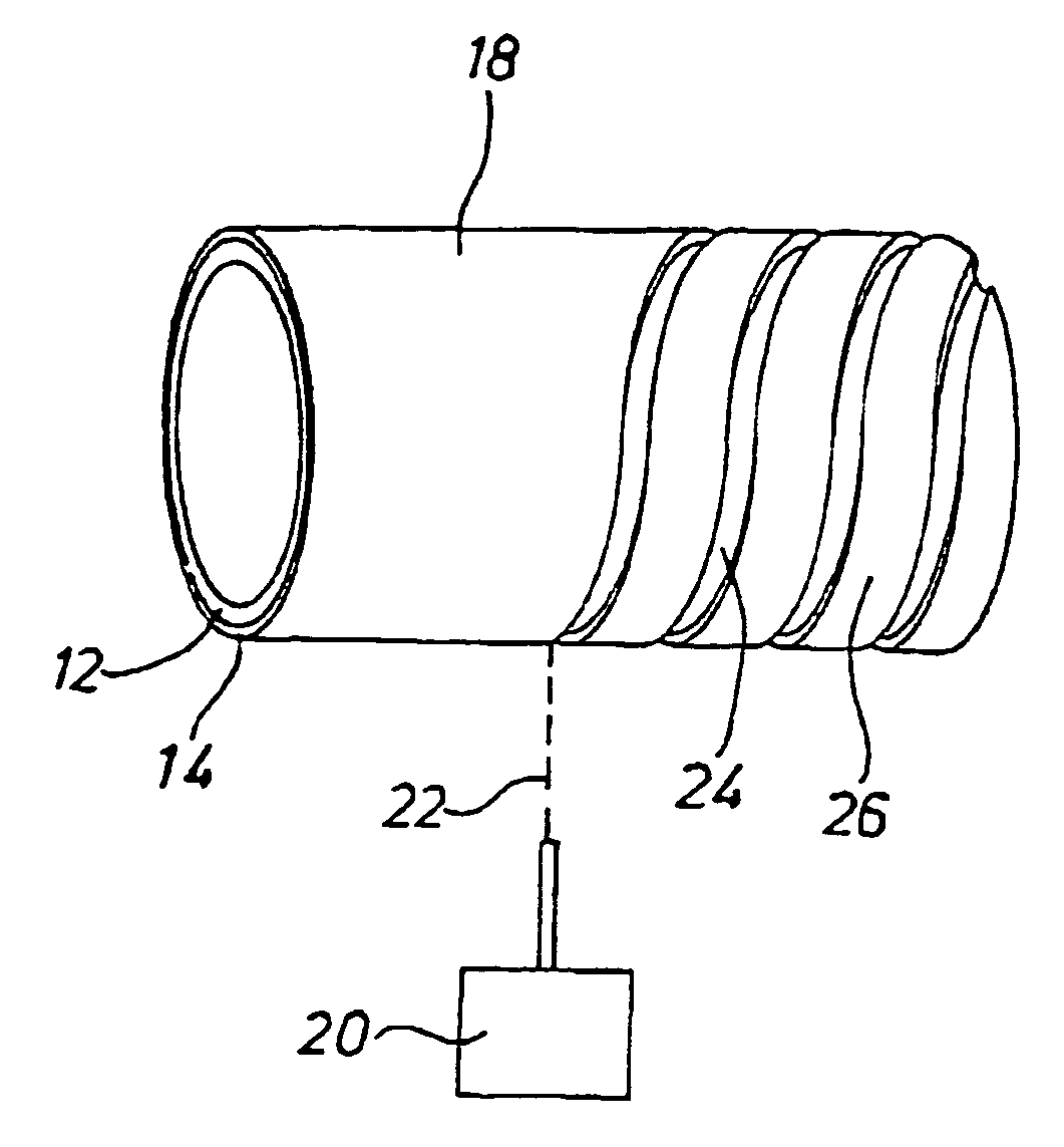 Method for the production of an electrically conductive resistive layer and heating and/or cooling device