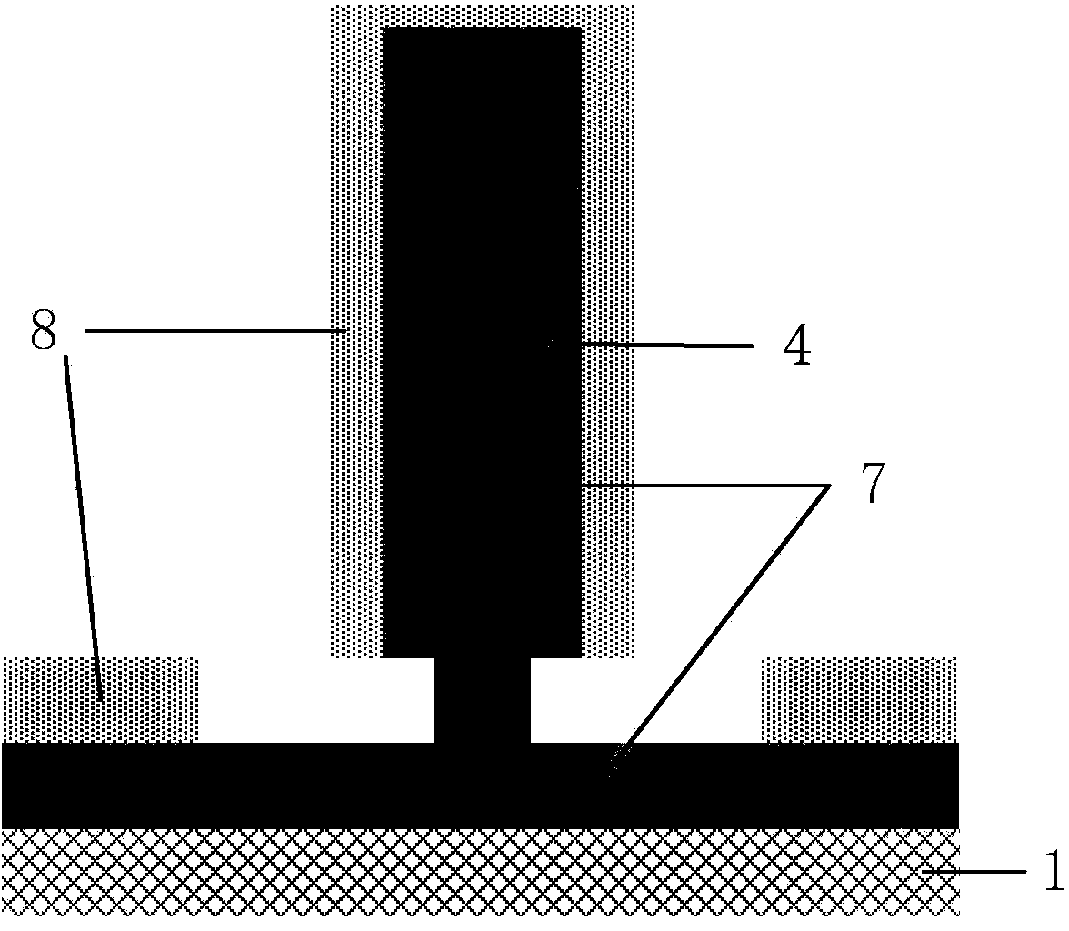 Asymmetric Schottky source drain transistor and preparing method thereof