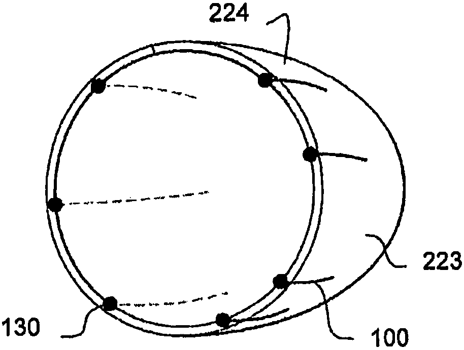 Segmented lightning diverter element having integrated ESD protection