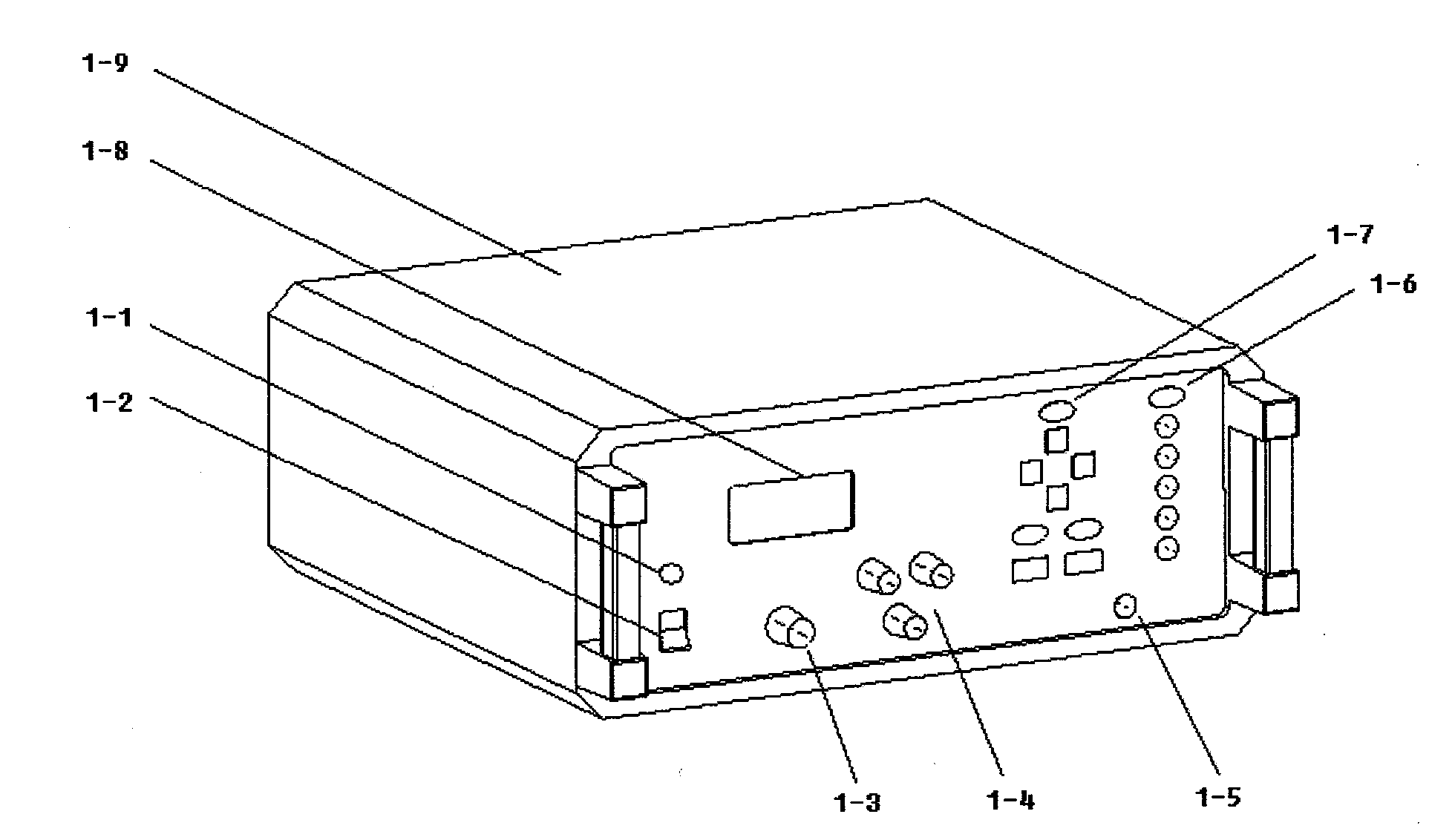 Programmable airplane power supply characteristic comprehensive test apparatus