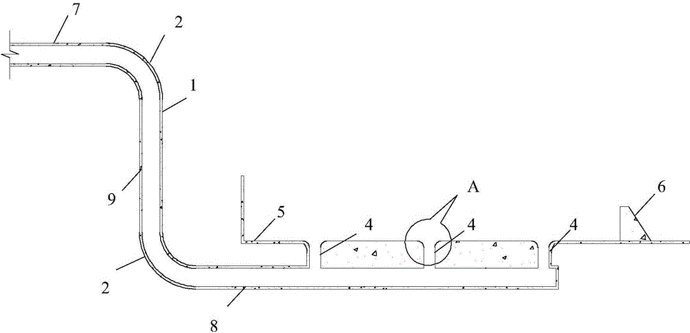 Underflow energy dissipater with pressurized pipeline used for outflow