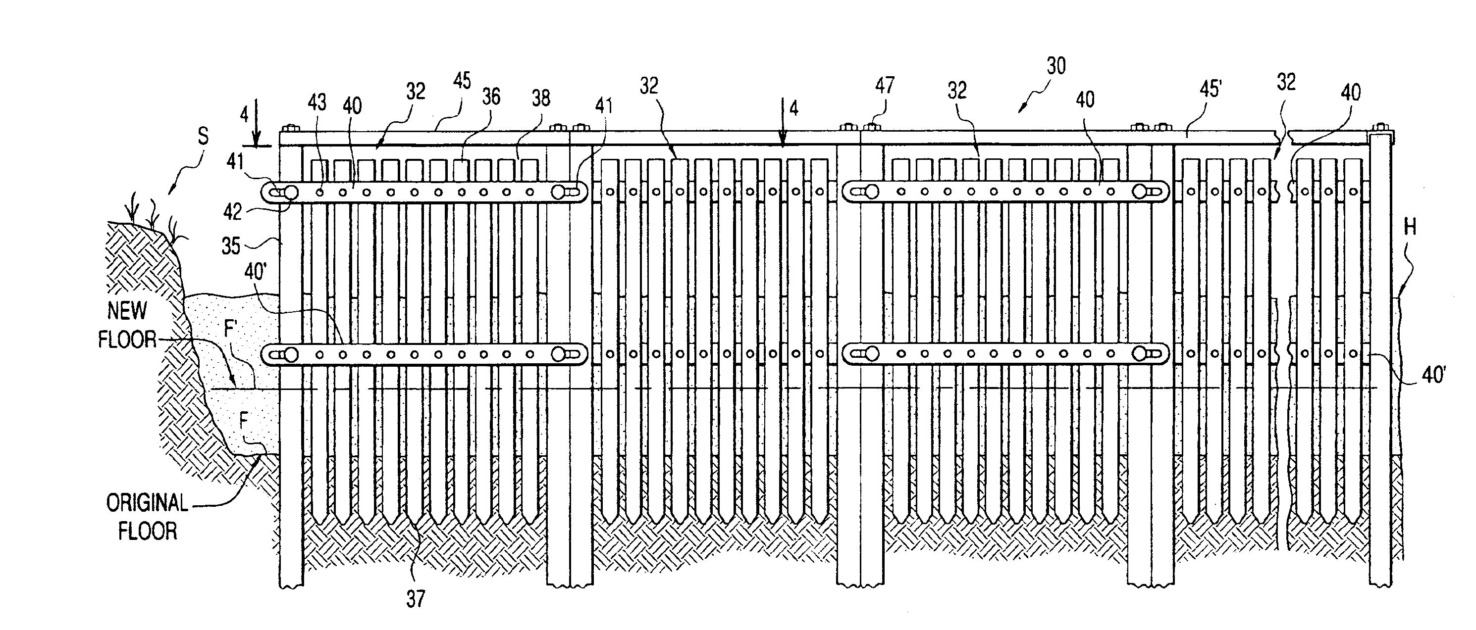 Permanent and semi-permanent groyne structures and method for shoreline and land mass reclamation