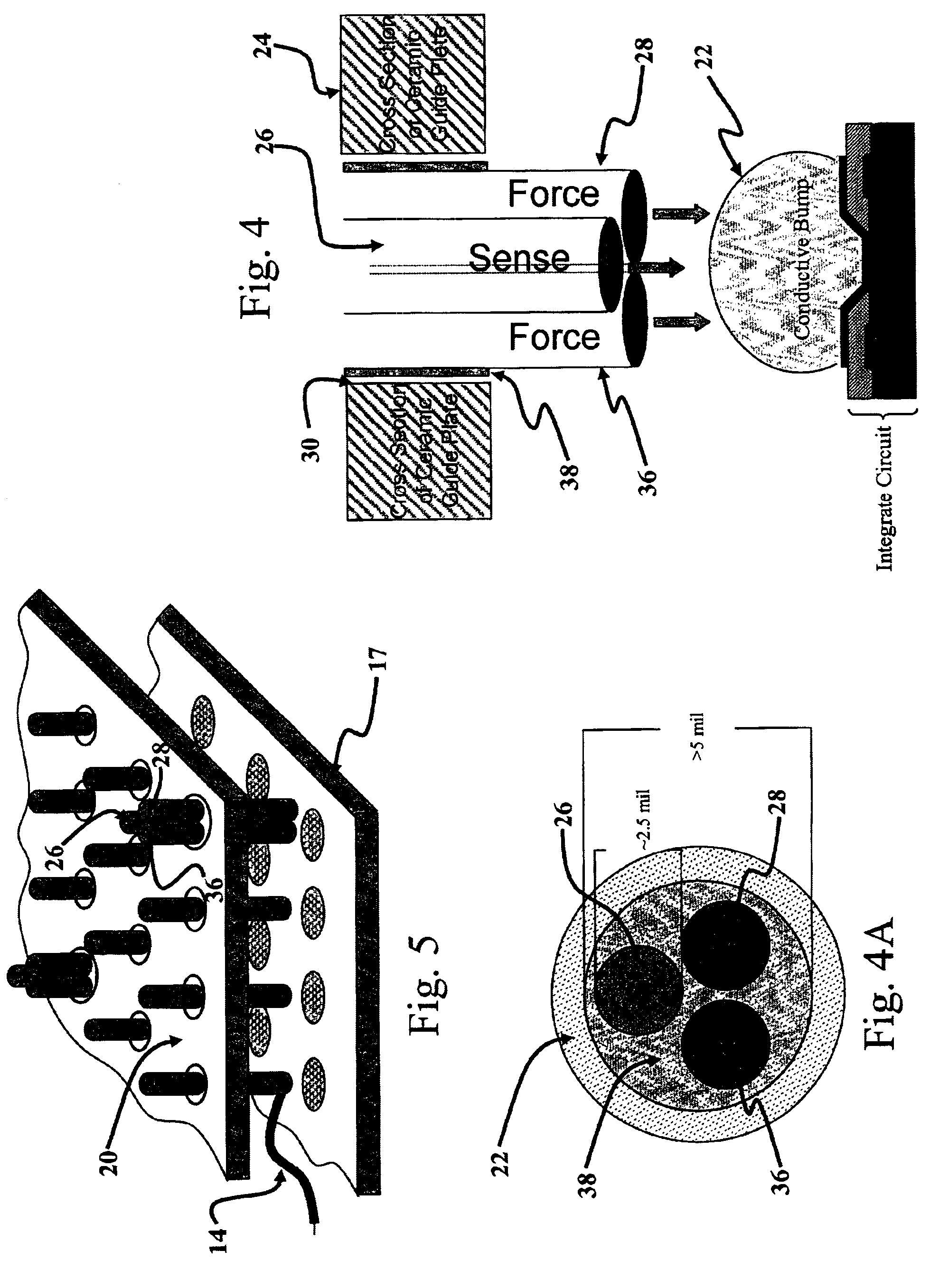 Multiple contact vertical probe solution enabling Kelvin connection benefits for conductive bump probing
