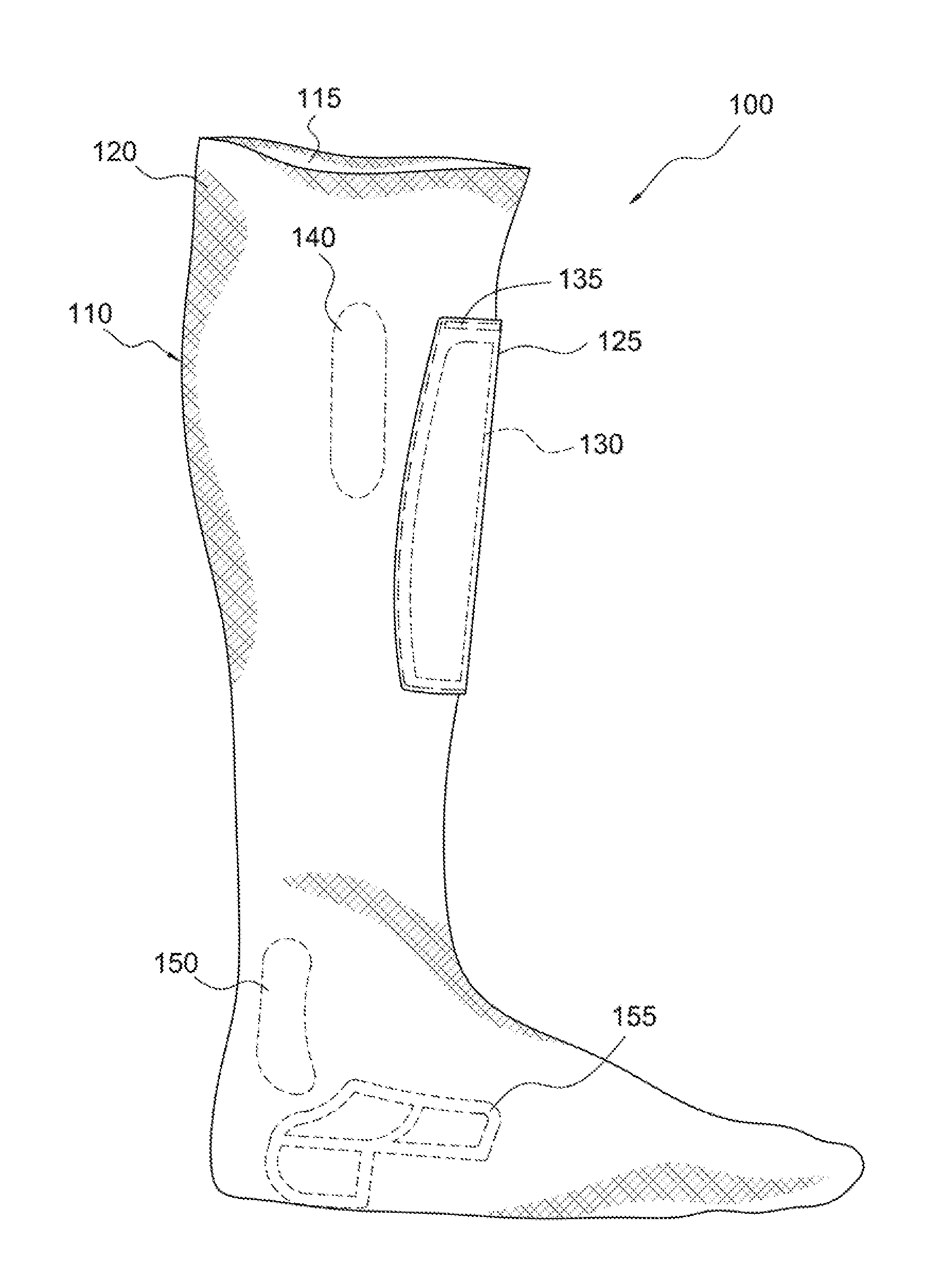 Proprioceptive topical leg gear and methods of use