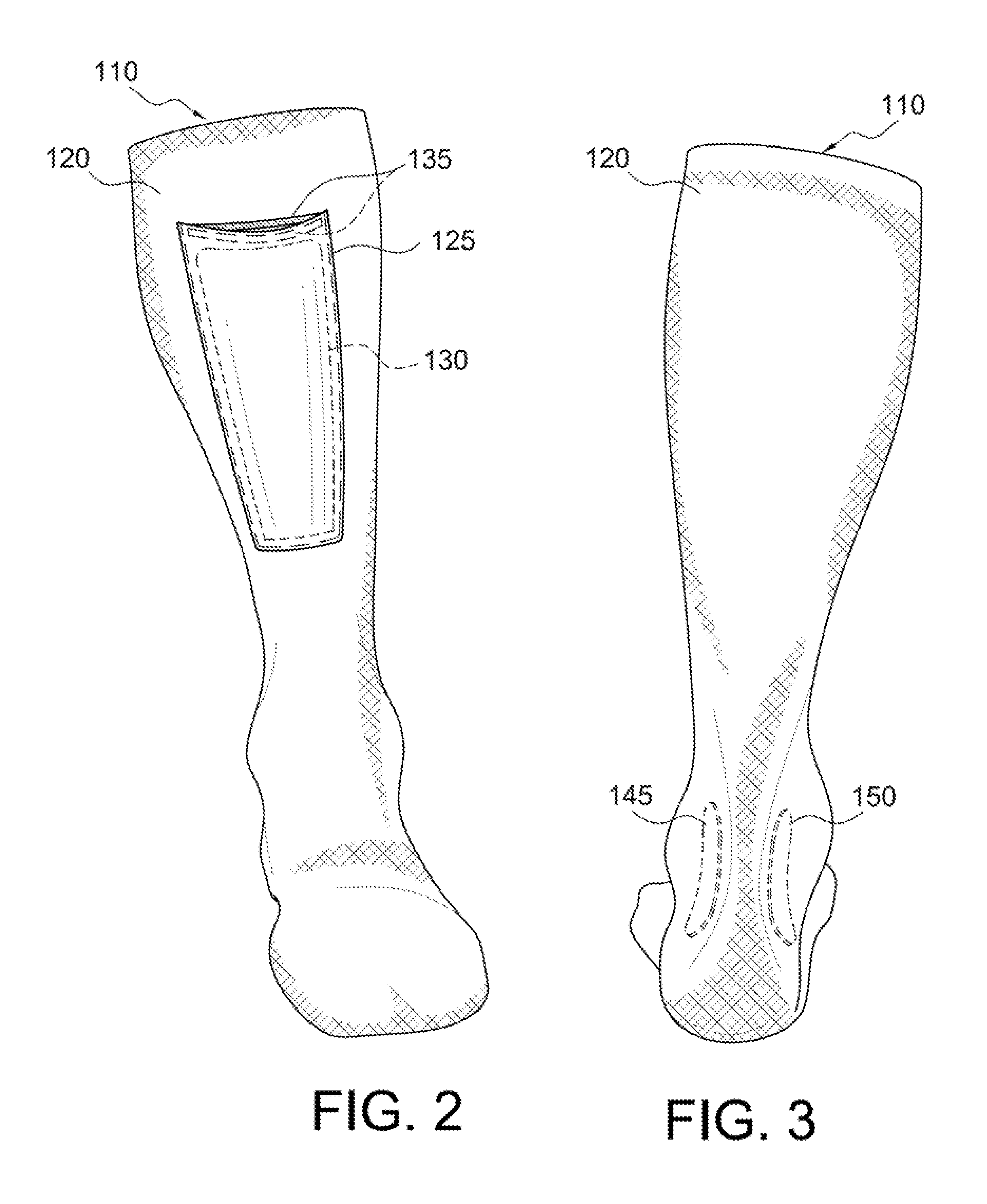 Proprioceptive topical leg gear and methods of use
