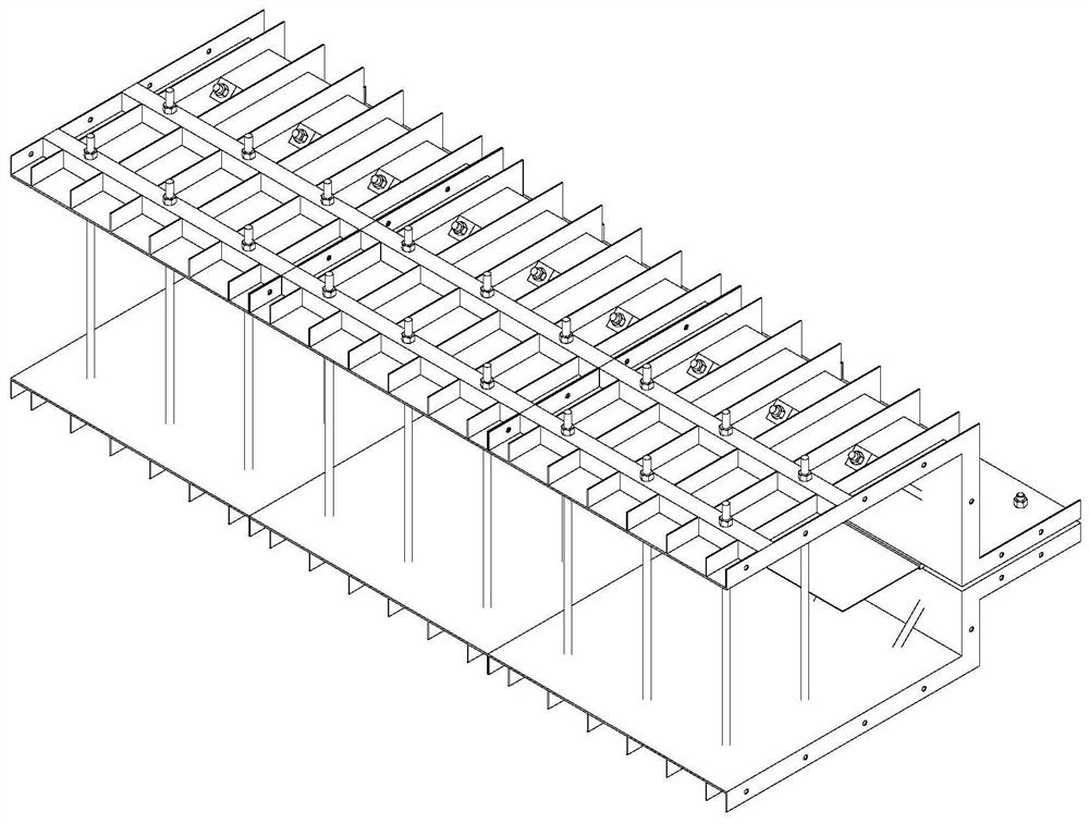 Formwork and construction method for construction joints of pipe gallery wall