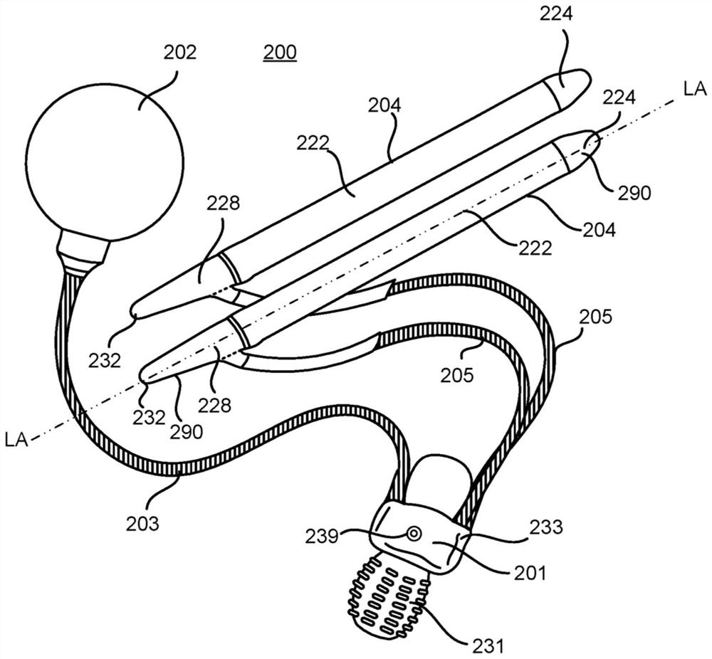 Inflatable penile prosthesis with a structured cylinder