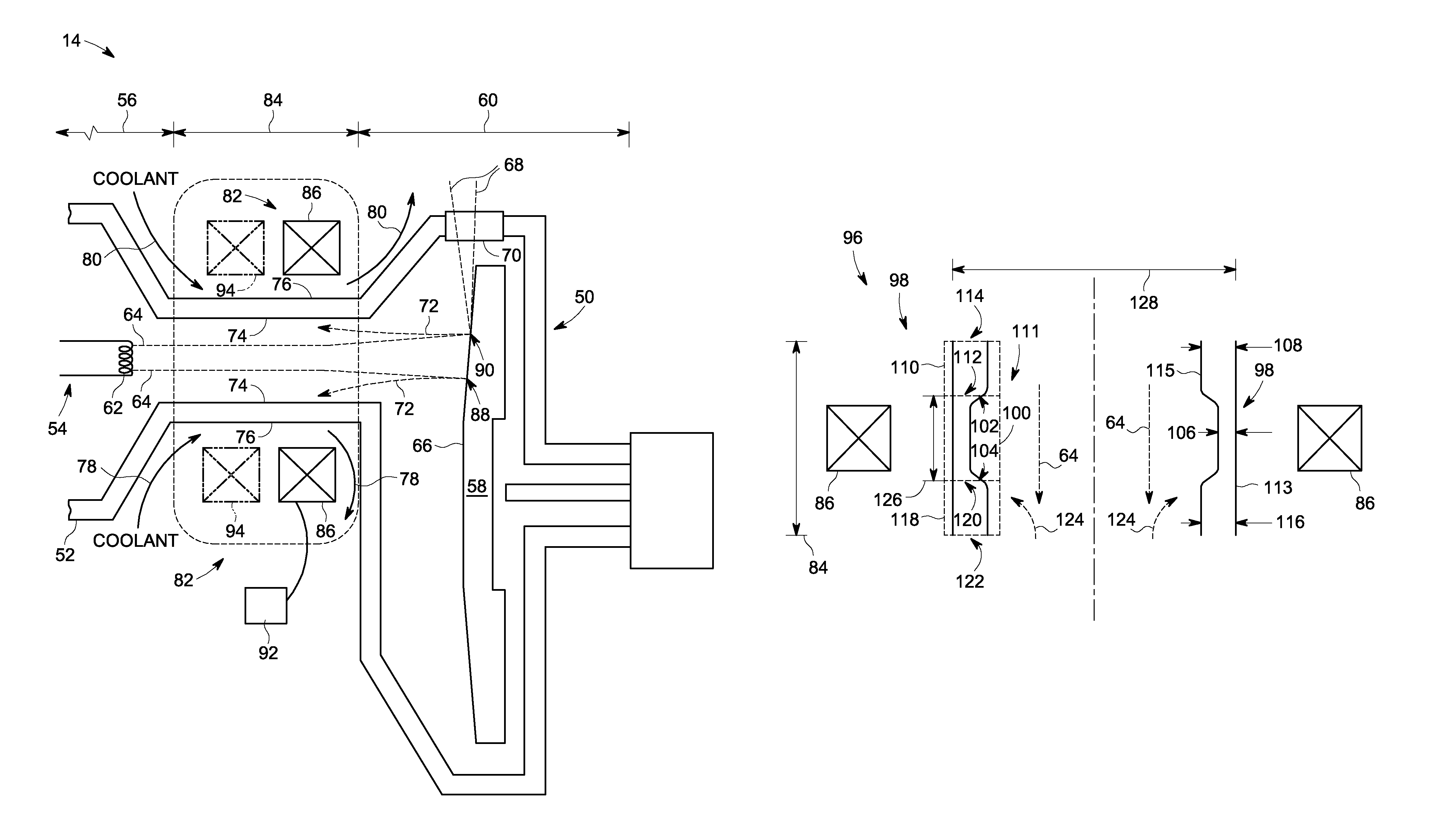 Apparatus and method for improved transient response in an electromagnetically controlled X-ray tube