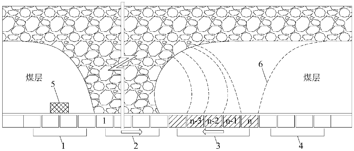 Coal discharging system and method capable of reducing top-coal losses of end of fully mechanized caving face