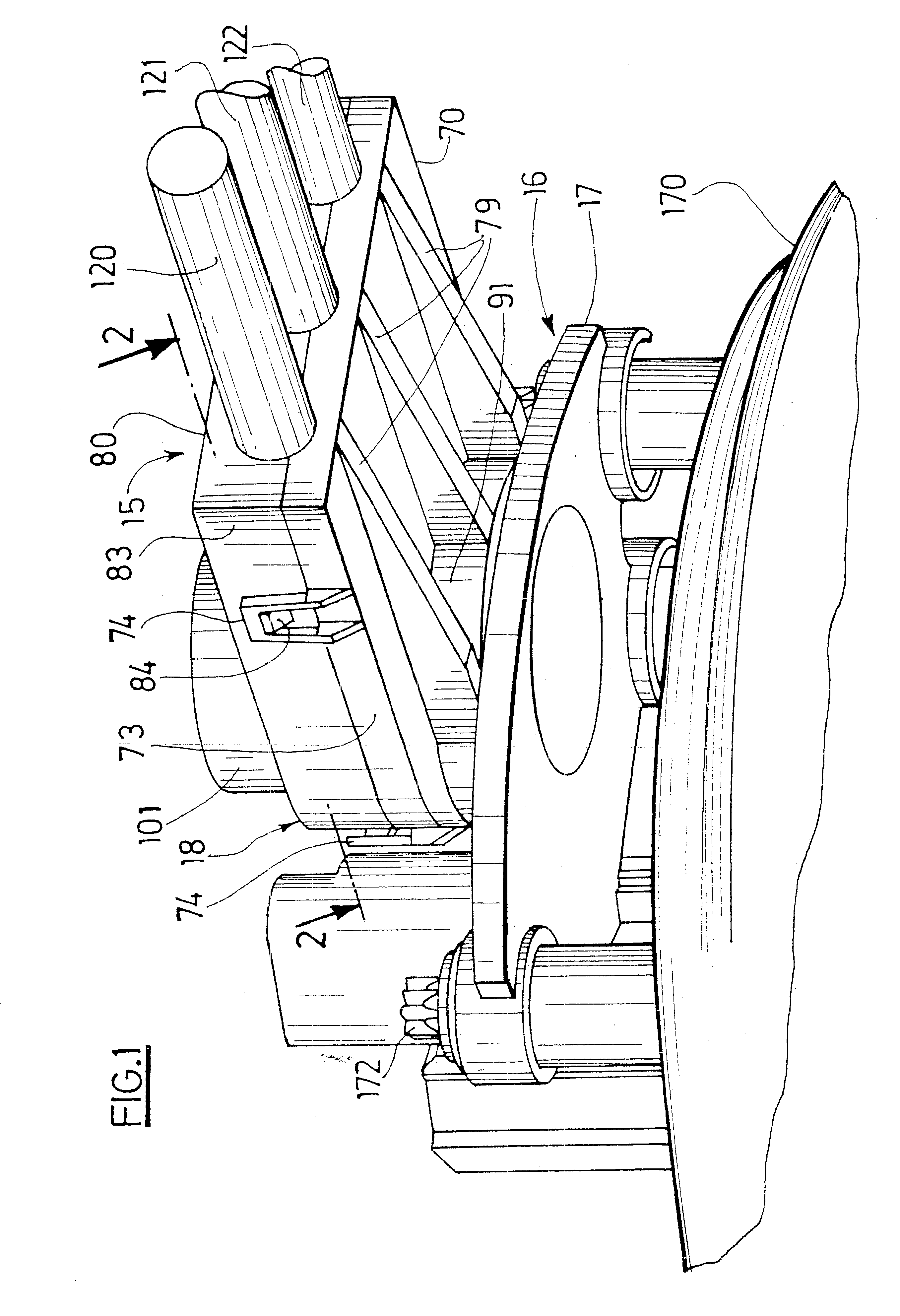 Multicontact electrical connector and rotating electrical machine bearing same