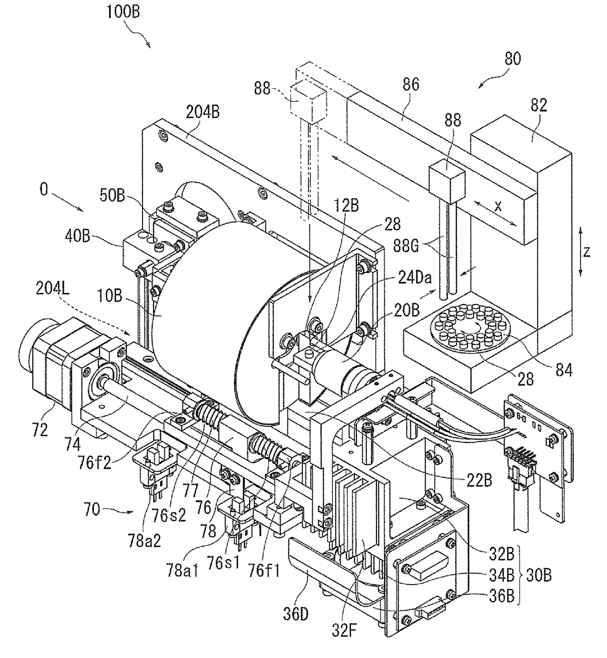 Evolved gas analyzer and method for analyzing evolved gas