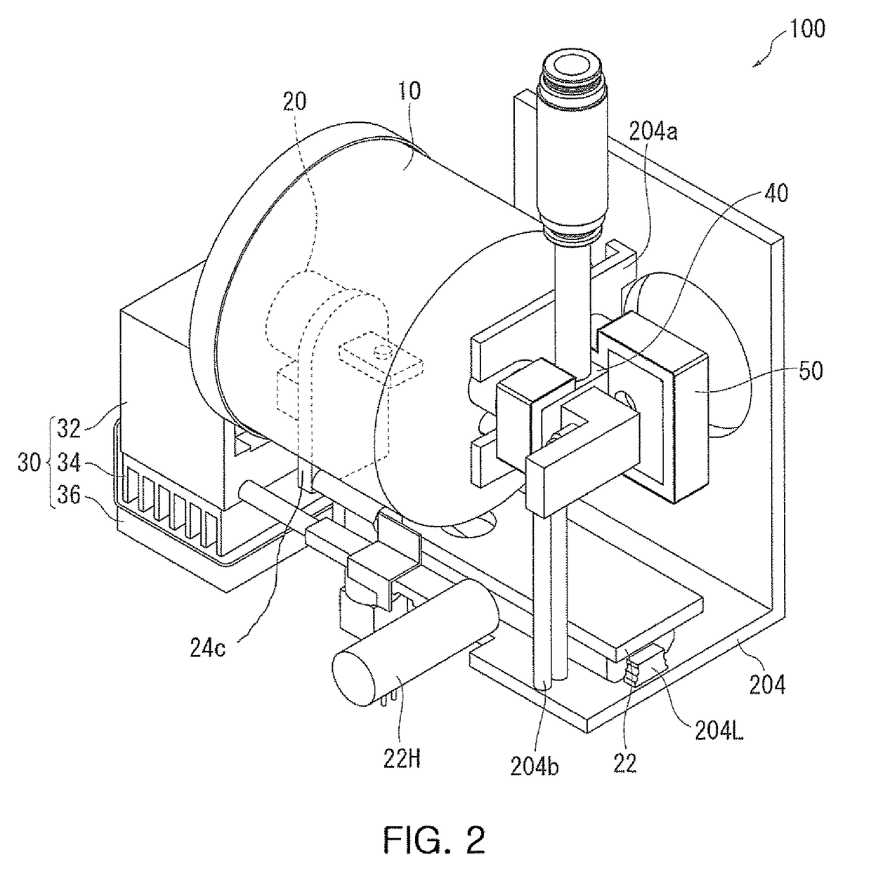 Evolved gas analyzer and method for analyzing evolved gas