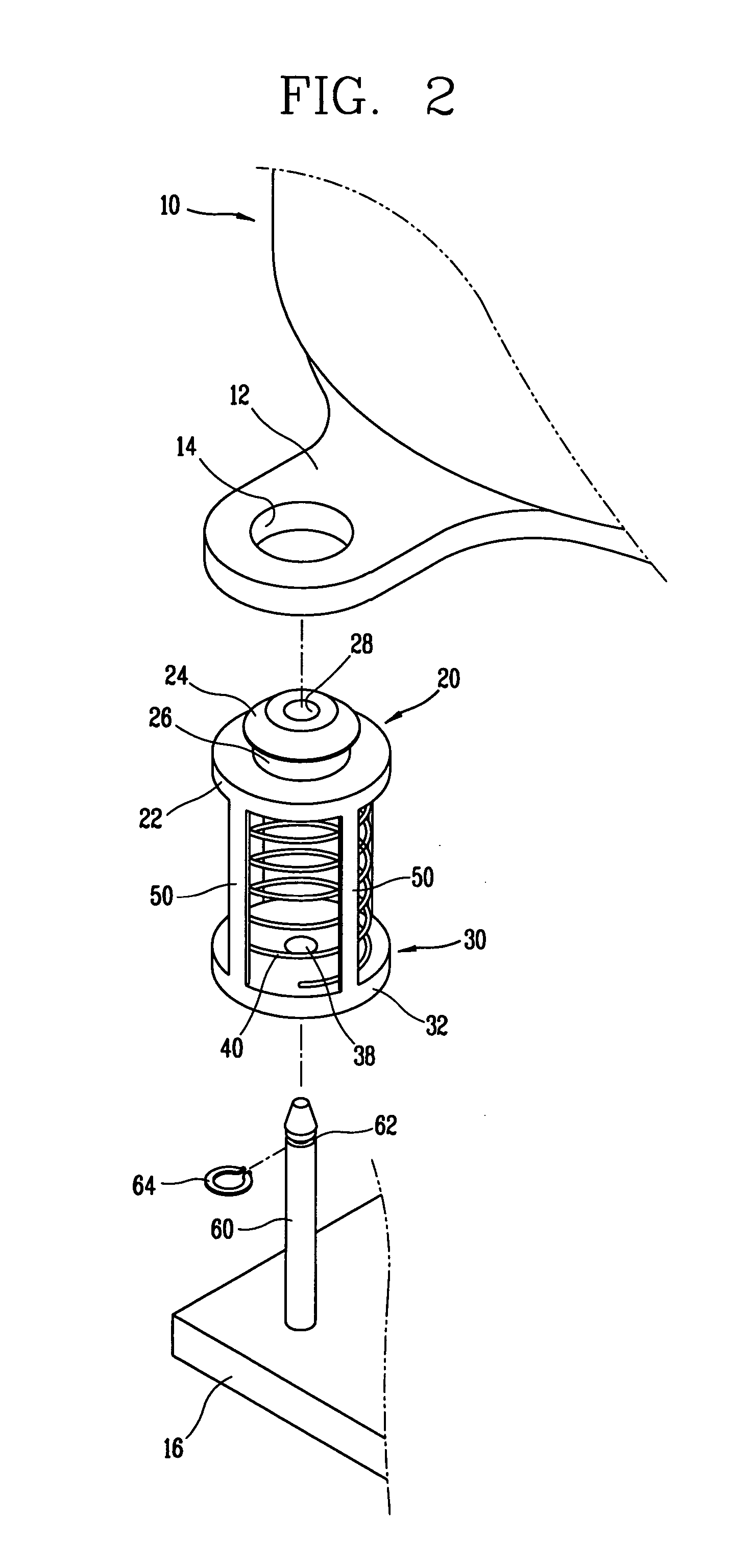 Apparatus for supporting compressor