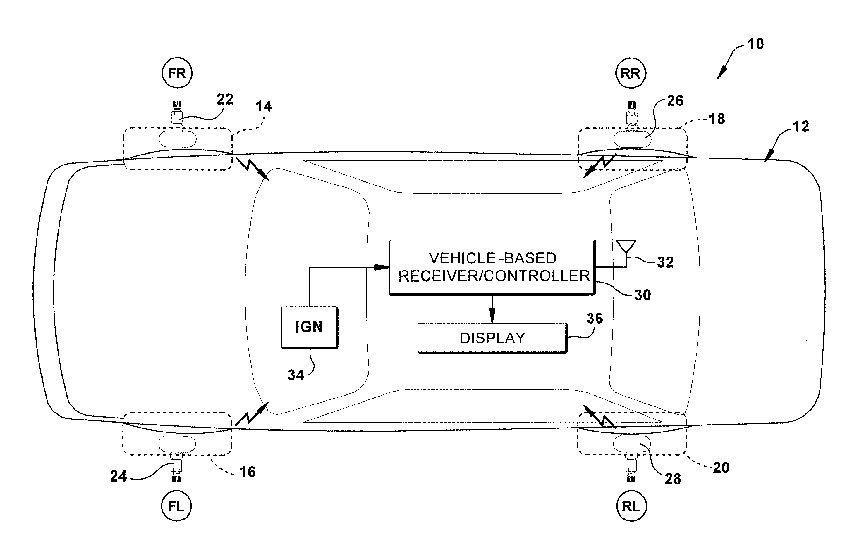 Method and apparatus for determining tire condition using ideal gas law