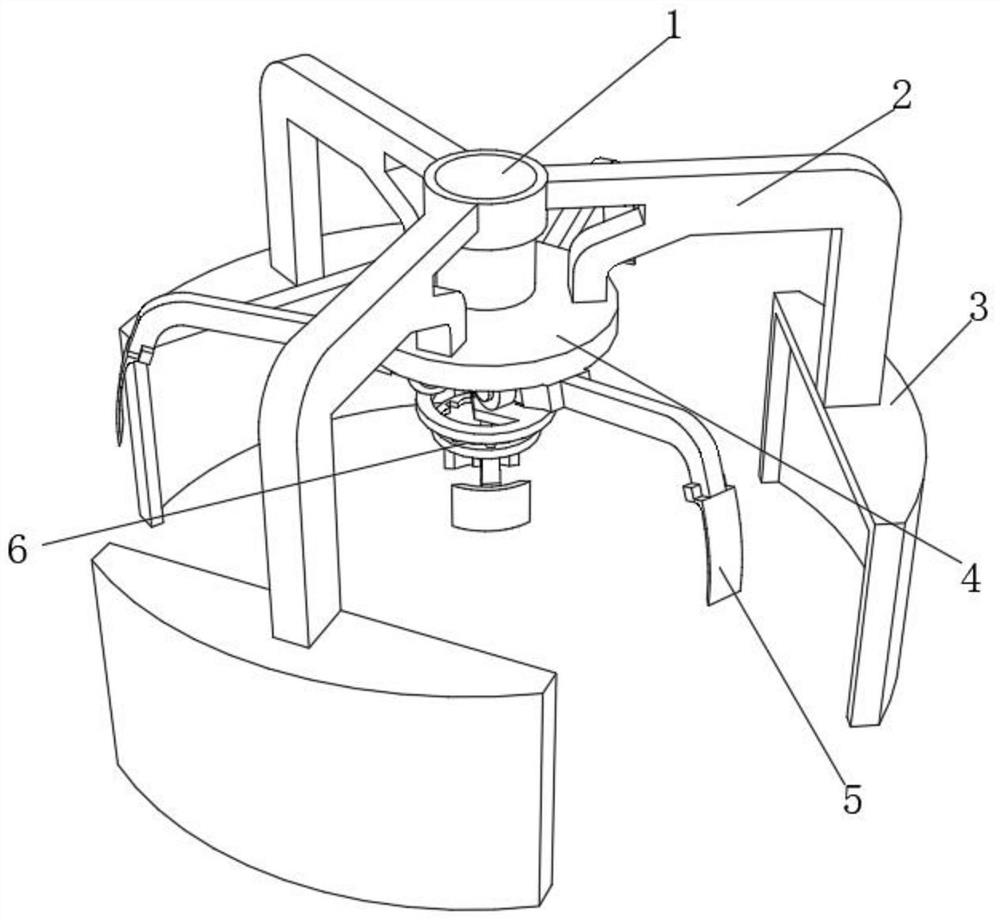 Kiwi fruit peeling, denucleating and sectioning integrated device capable of rapidly processing