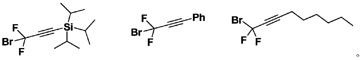 Difluoropropargyl-containing compound, preparation method and application