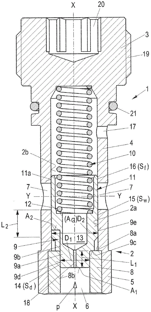 pressure limiting valve