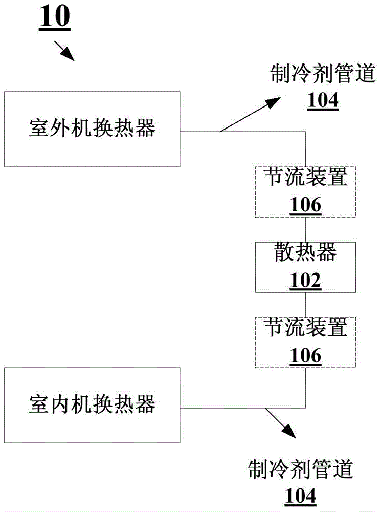 Air conditioner and air conditioner power component cooling method