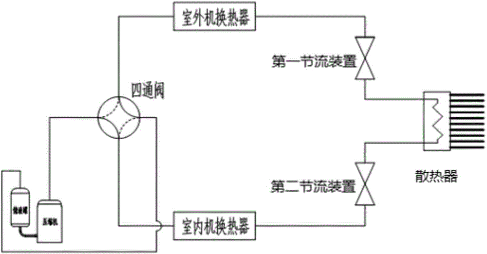 Air conditioner and air conditioner power component cooling method