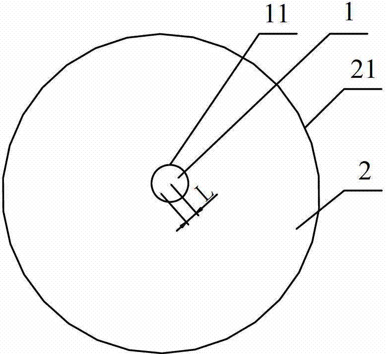 Quantitative detection method for filter stick spice line center distance