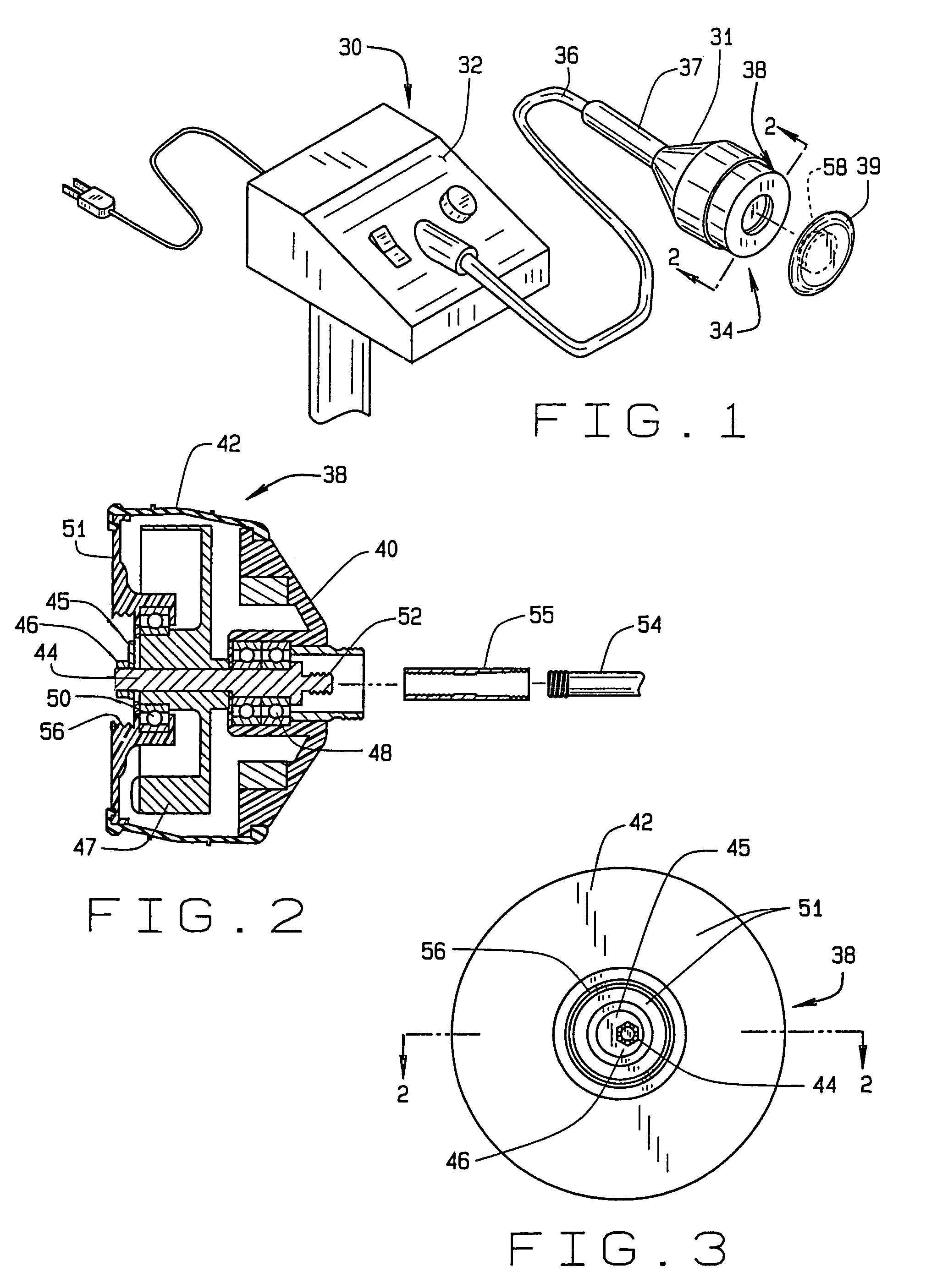 Universal quick change applicator system for massage apparatus