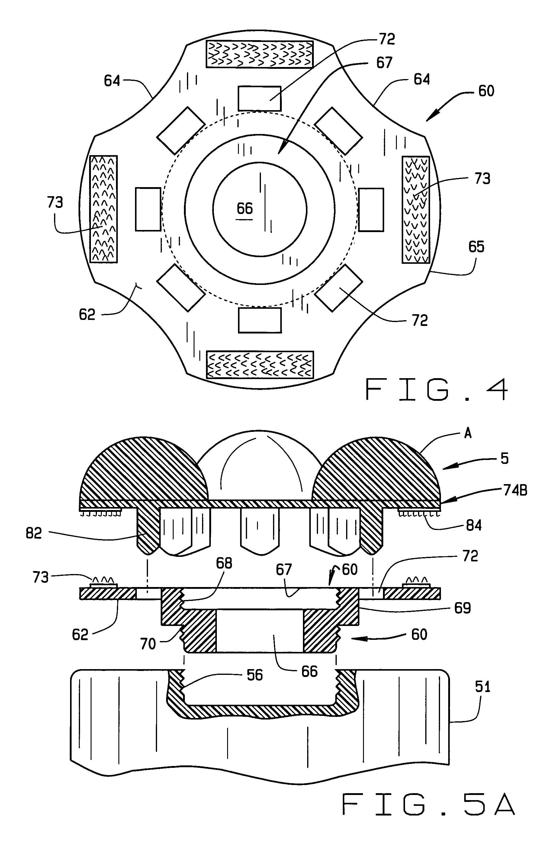 Universal quick change applicator system for massage apparatus