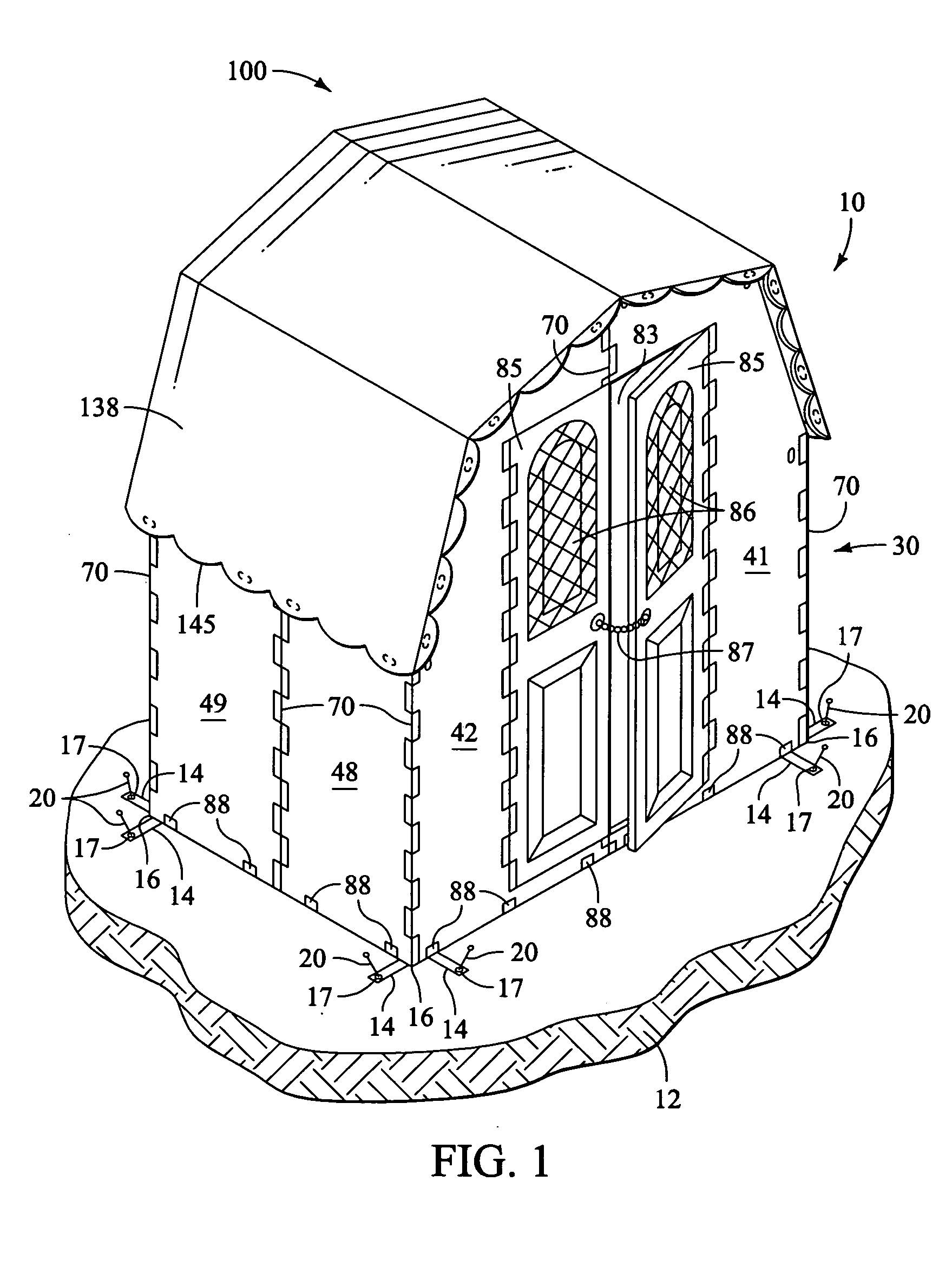 Portable, folding storage structures with carrying case and methods therefor